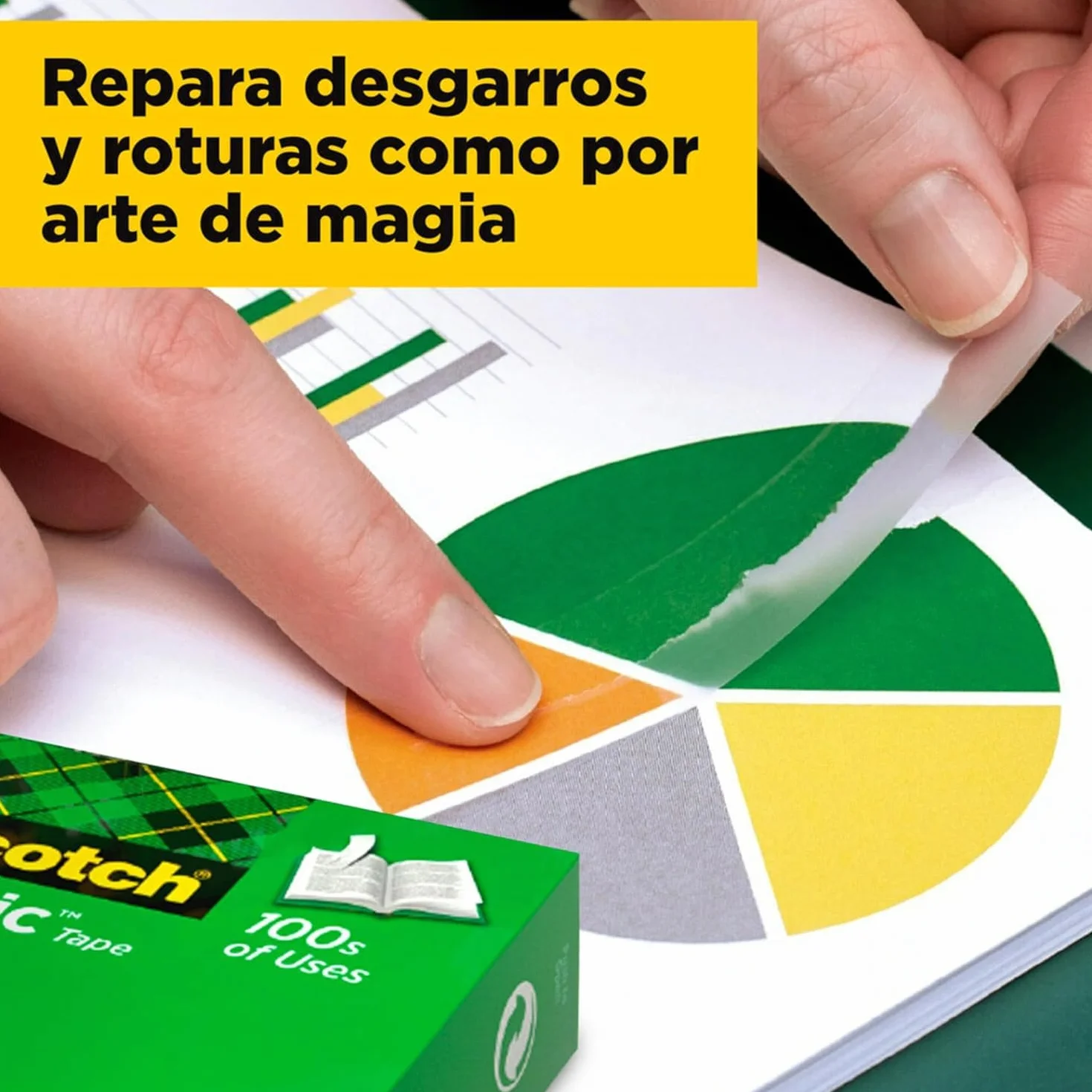 Scotch Box Lock Cinta de Embalar - 3 Rollos de 48 mm x 50 m - Cinta Adhesiva de Calidad para Cerrar Cajas, Cartones y Paquetes