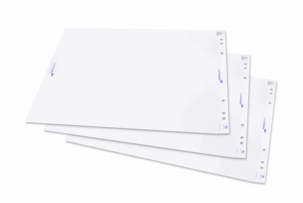 Legamaster 7-156000 - Pack de 5 tacos de papel para rotafolios, color blanco