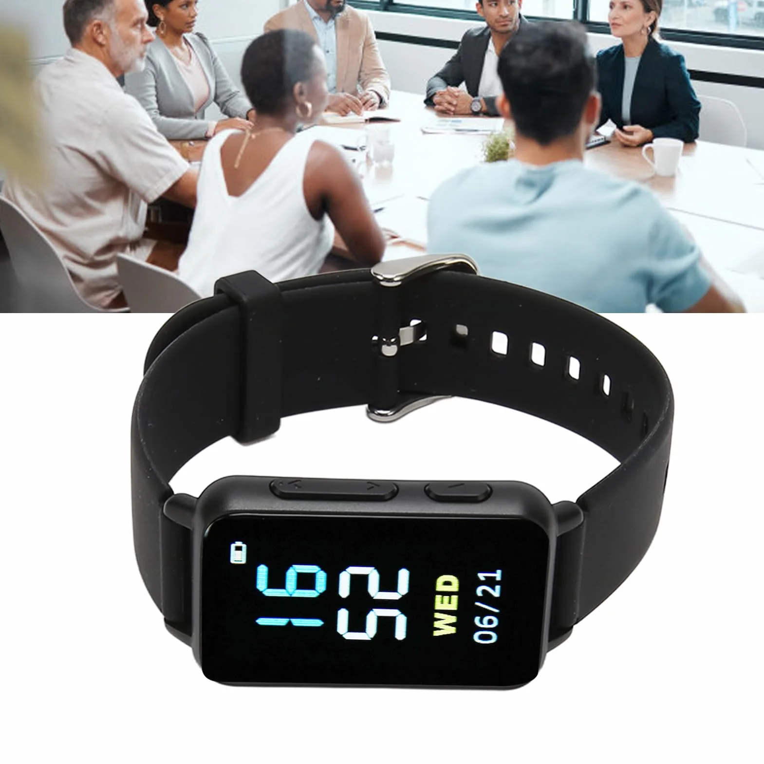 Reloj con Grabadora de Voz, 50 Horas de Grabación Continua, Dispositivo de Audio MP3 (4g)
