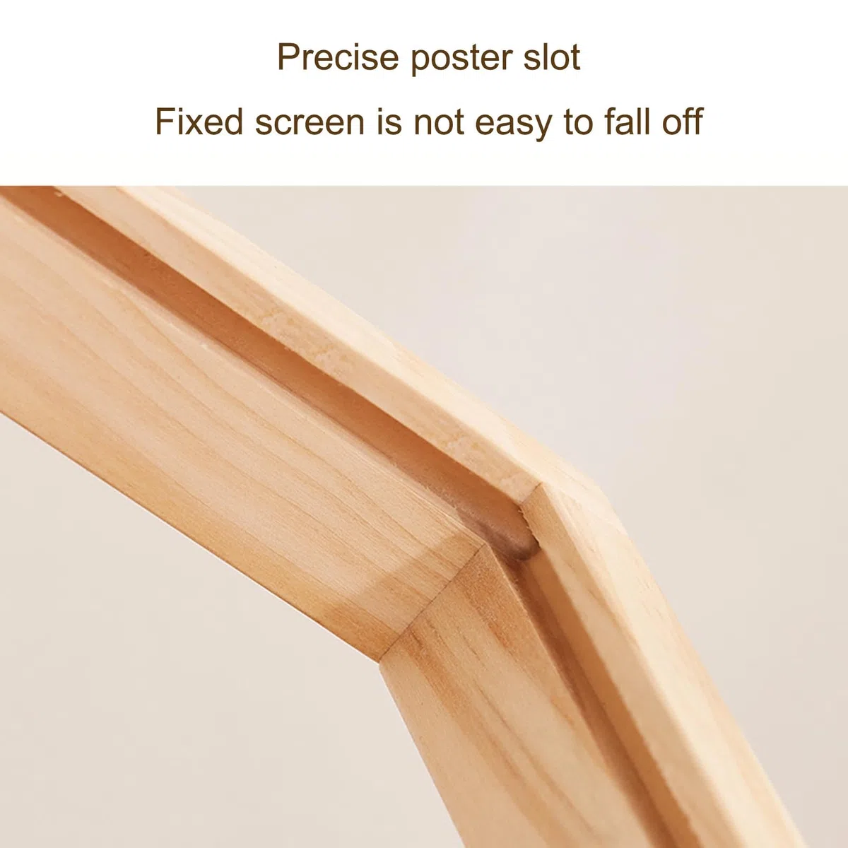 Soporte de pie para carteles, pedestal de madera para carteles, pancartas y folletos, ideal para bodas, fiestas y exhibiciones de negocios