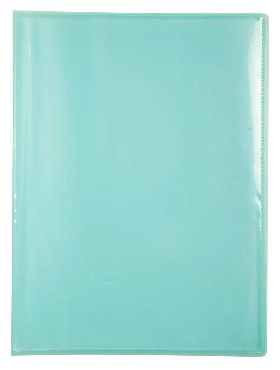Exacompta - Ref. 5839E Kreacover Pastel - Caja de 10 fundas de documentos personalizable (30 fundas de cristal liso, 60 vistas, para A4, 24 x 32 cm, tapa de polipro semirrígida)