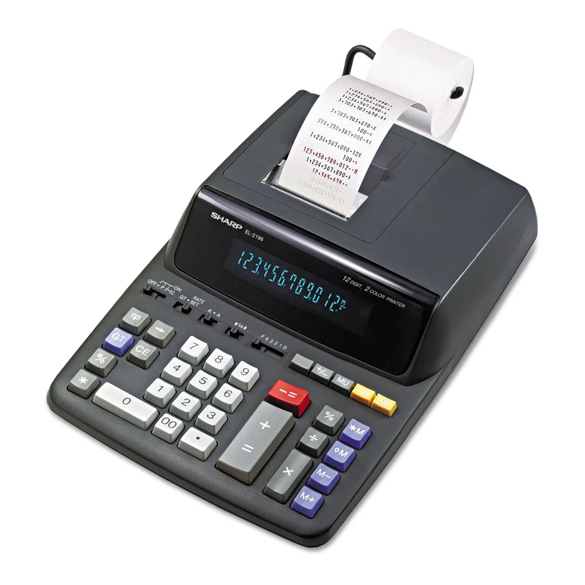 Sharp impresión de 12 dígitos calculadora