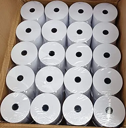 Rollos de papel térmico de 80x80x12 caja de 48 unidades
