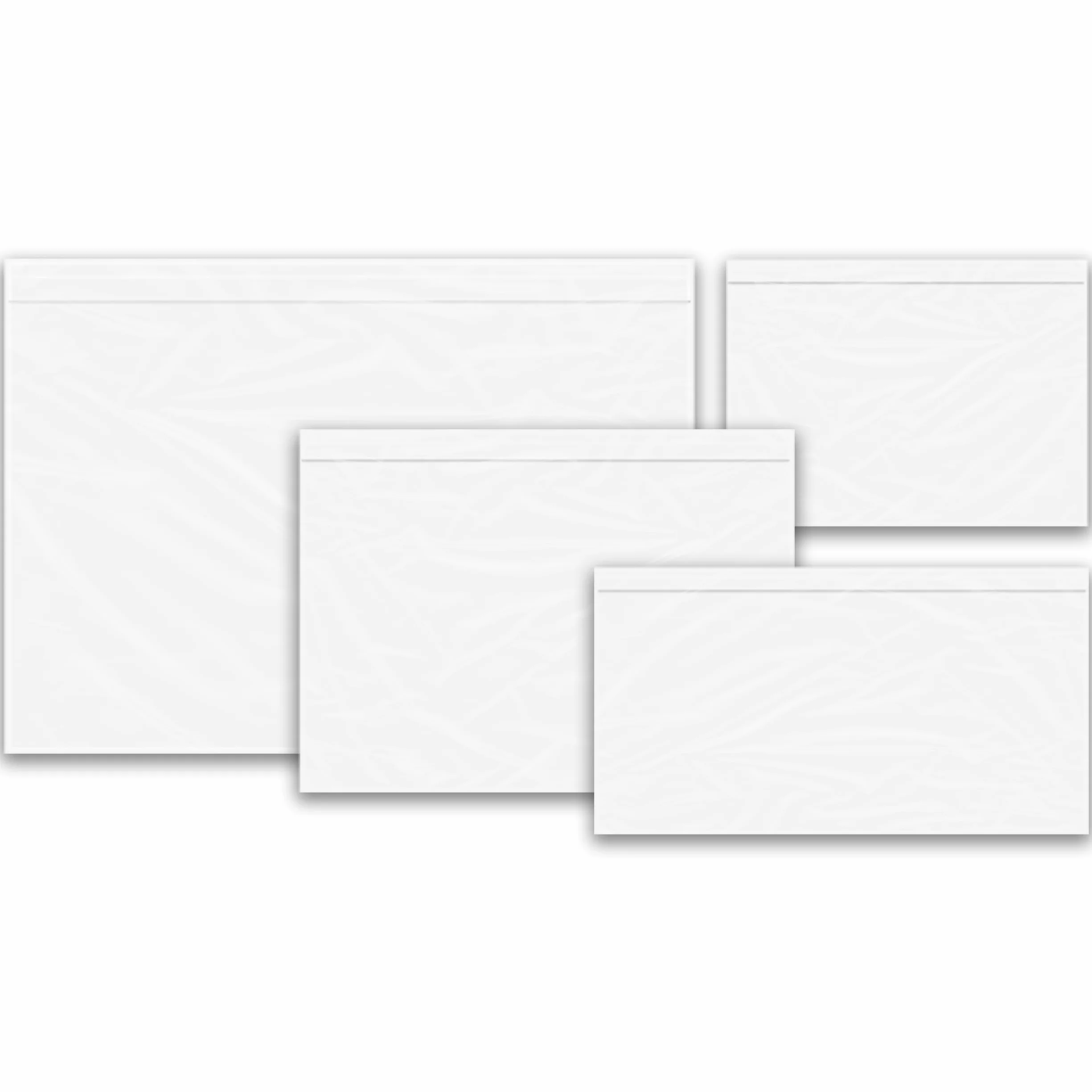 PACKY - Sobres Portadocumentos Adhesivos A5 225x165 mm - 1000 Unidades - Packing List - Sobre Documentación Transparente