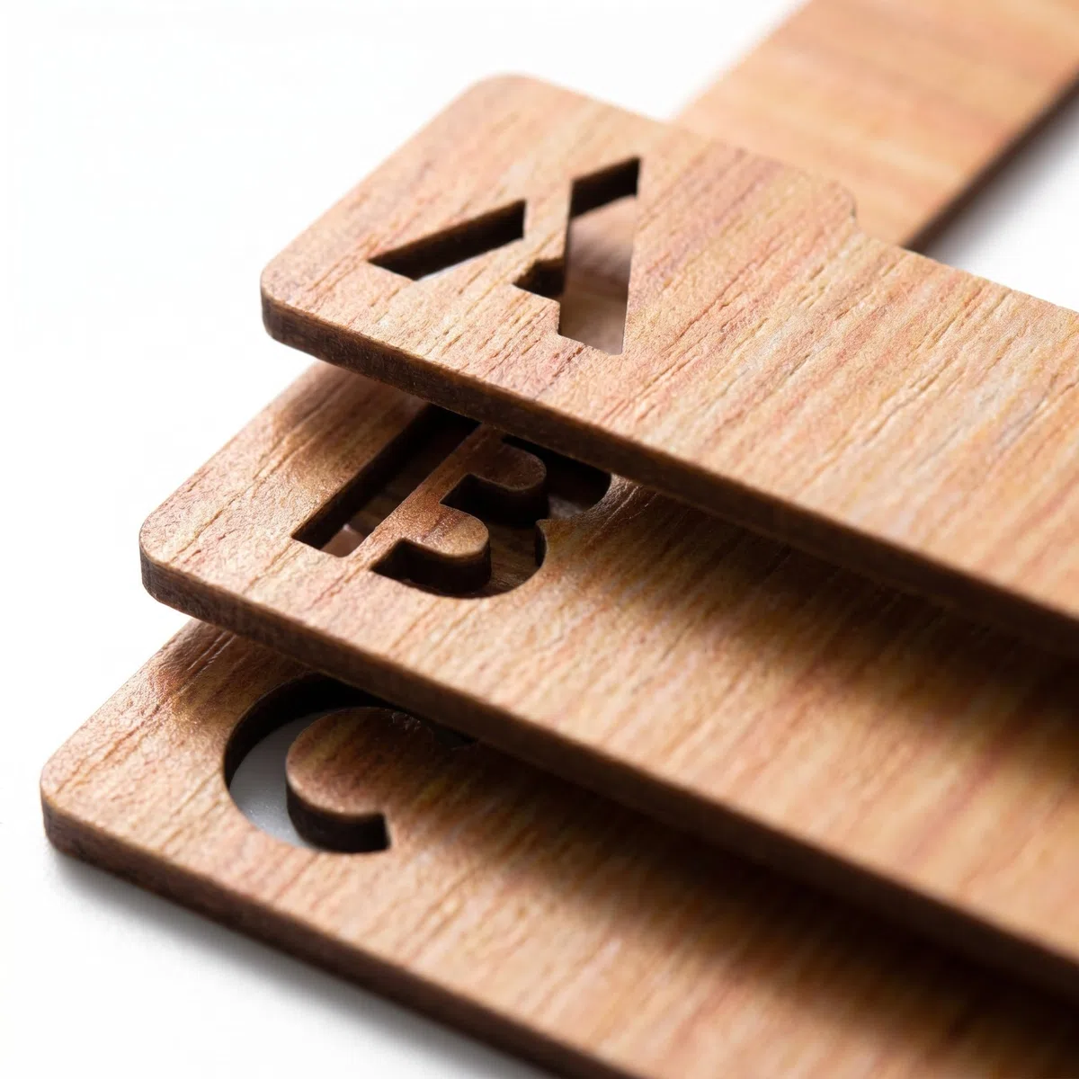 Toddmomy Juego de 2 separadores de madera para discos de vinilo con el abecedario, separadores de madera para estantes de álbumes, para cómics y estanterías de biblioteca.