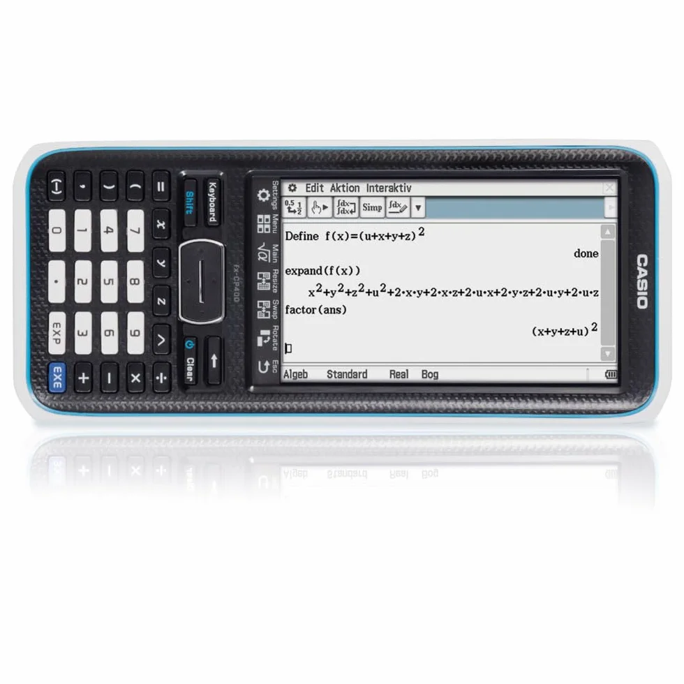 Casio FX-CP400 classpad II Calculadora gráfica, Color Negro