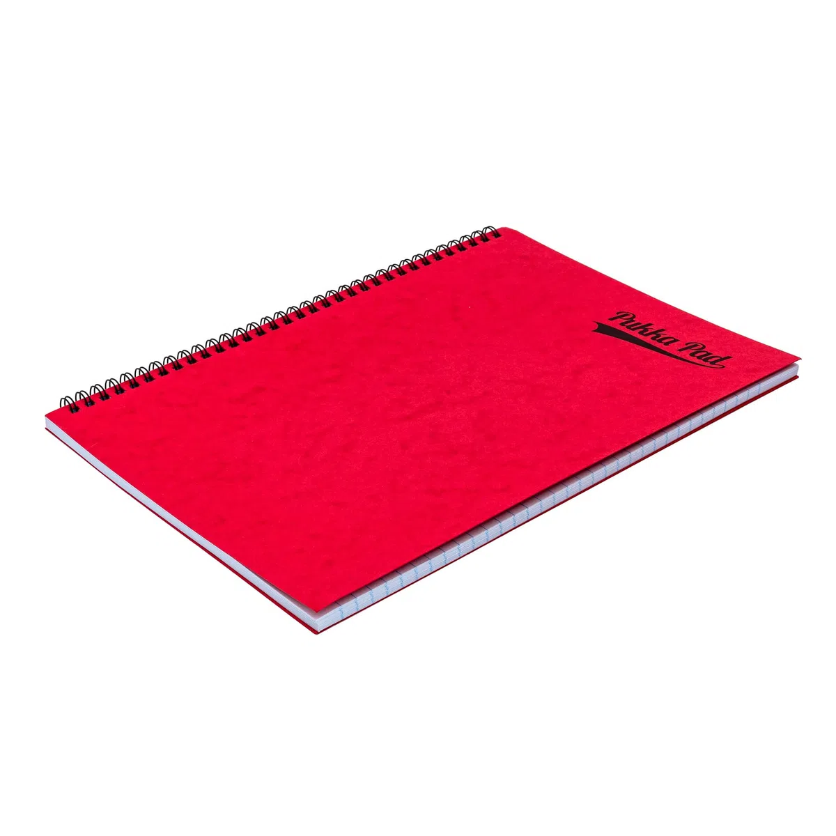 Pukka Pad, Bright Pressboard - Bloc de notas tamaño A4, 10 unidades, cuadernos laterales con 120 páginas de papel rayado de 80 g/m², cubierta de tablero prensado y cierre elástico para escuela