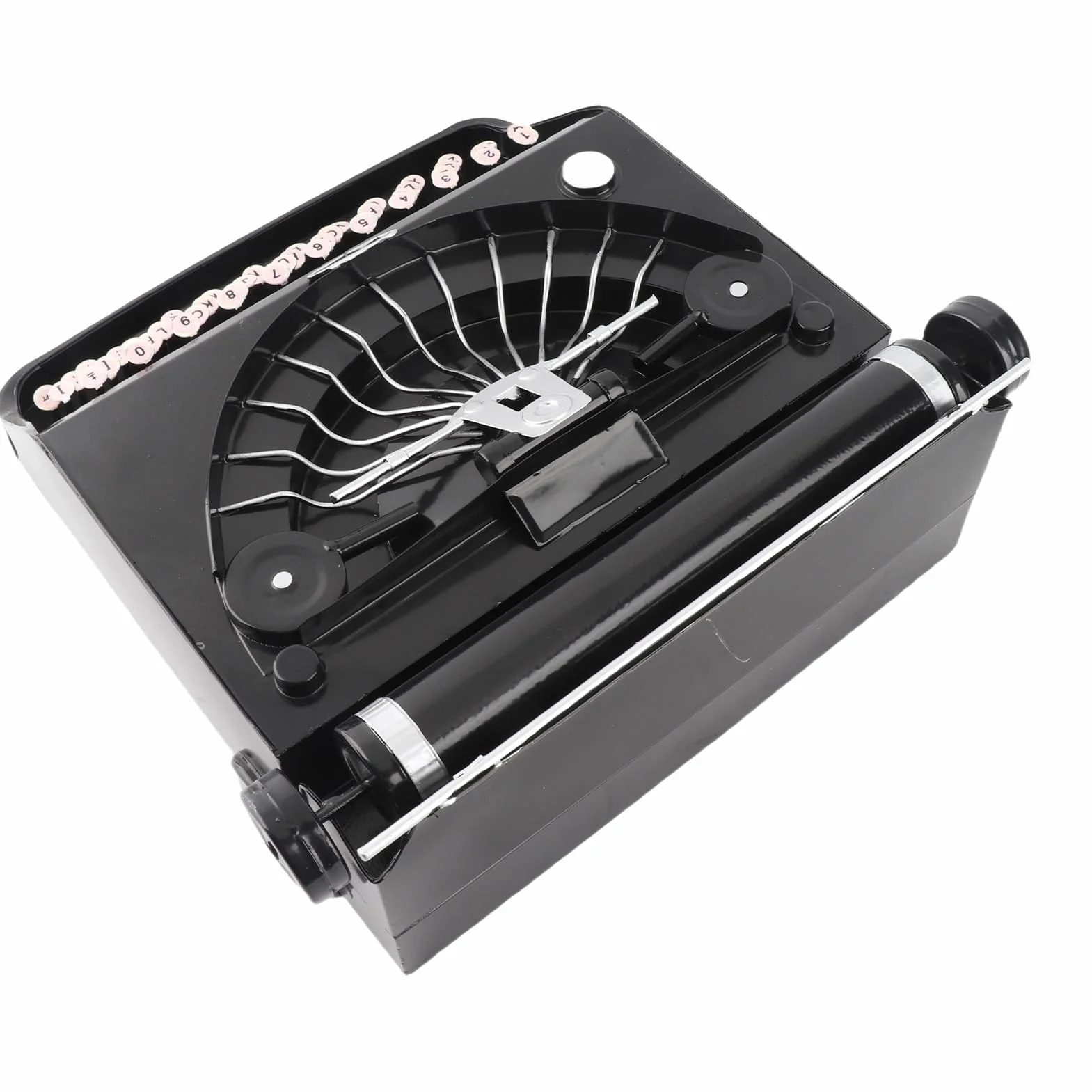 Modelo de Máquina de Escribir Antiguo, Buen Diseño Black Portable Typewriter para Oficina