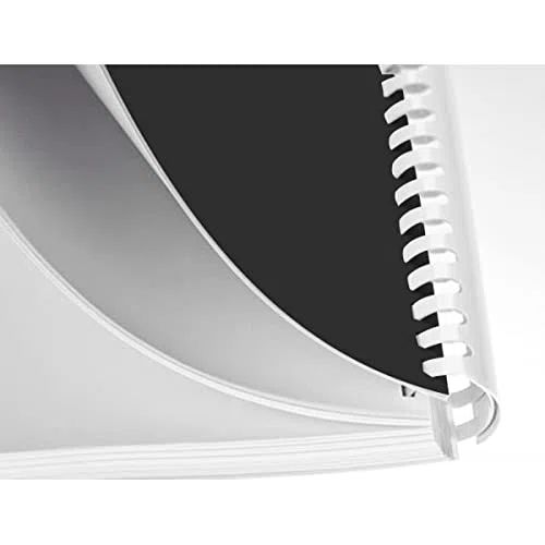 CANUTILLO Q-CONNECT REDONDO 22 MM PLASTICO BLANCO CAPACIDAD 200 HOJAS CAJA DE 50 UNIDADES