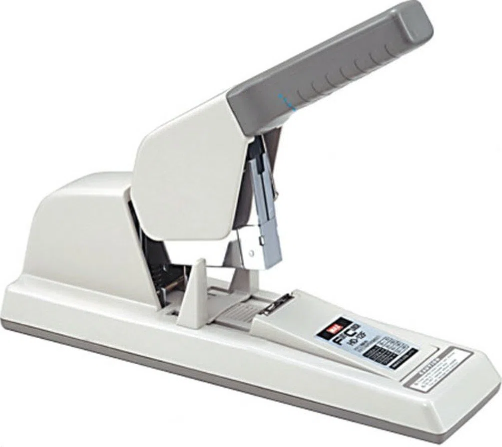 Max hd-12 F Max hd-12 F grapa plana de alta capacidad grapadora, tapa para 150 hojas, Gris