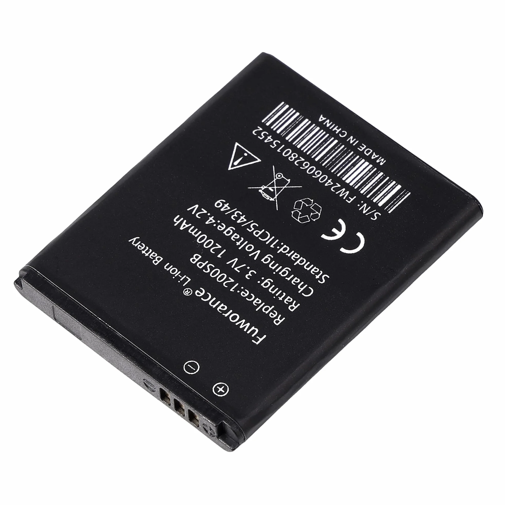 Batería compatible con Texas Instruments TI-84 CE, TI-84 Plus CE, TI-Nspire CX II Color, TI-Nspire CX II Cas, 3.7L1200SPB, P11P35-11-N01, 1200mAh/4.44Wh calculadora gráfica de batería