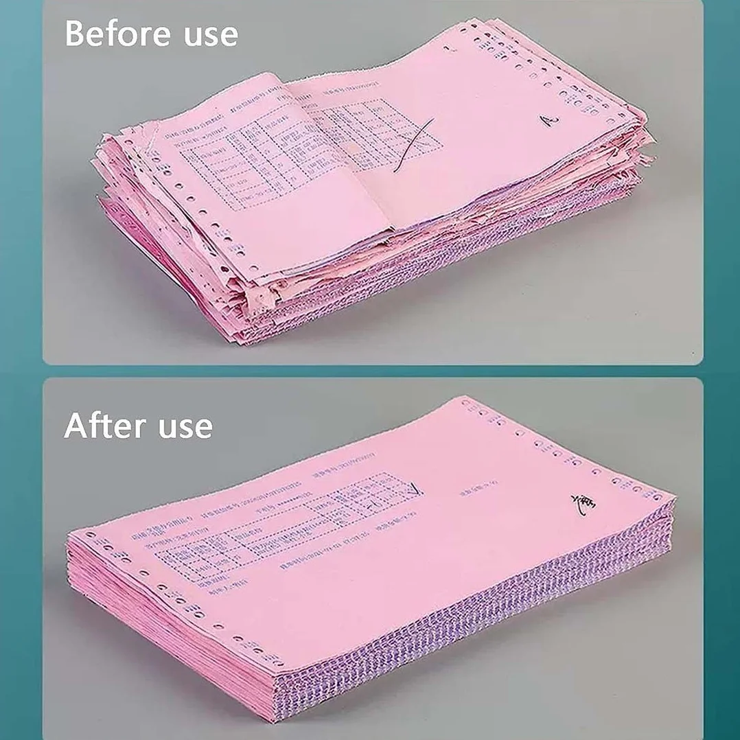 Máquina de prensa manual de papel para recibos, papel de álbum, tamaño A4/A3 para aplanar libros con presión de 3300 libras para aplanar papel pesado