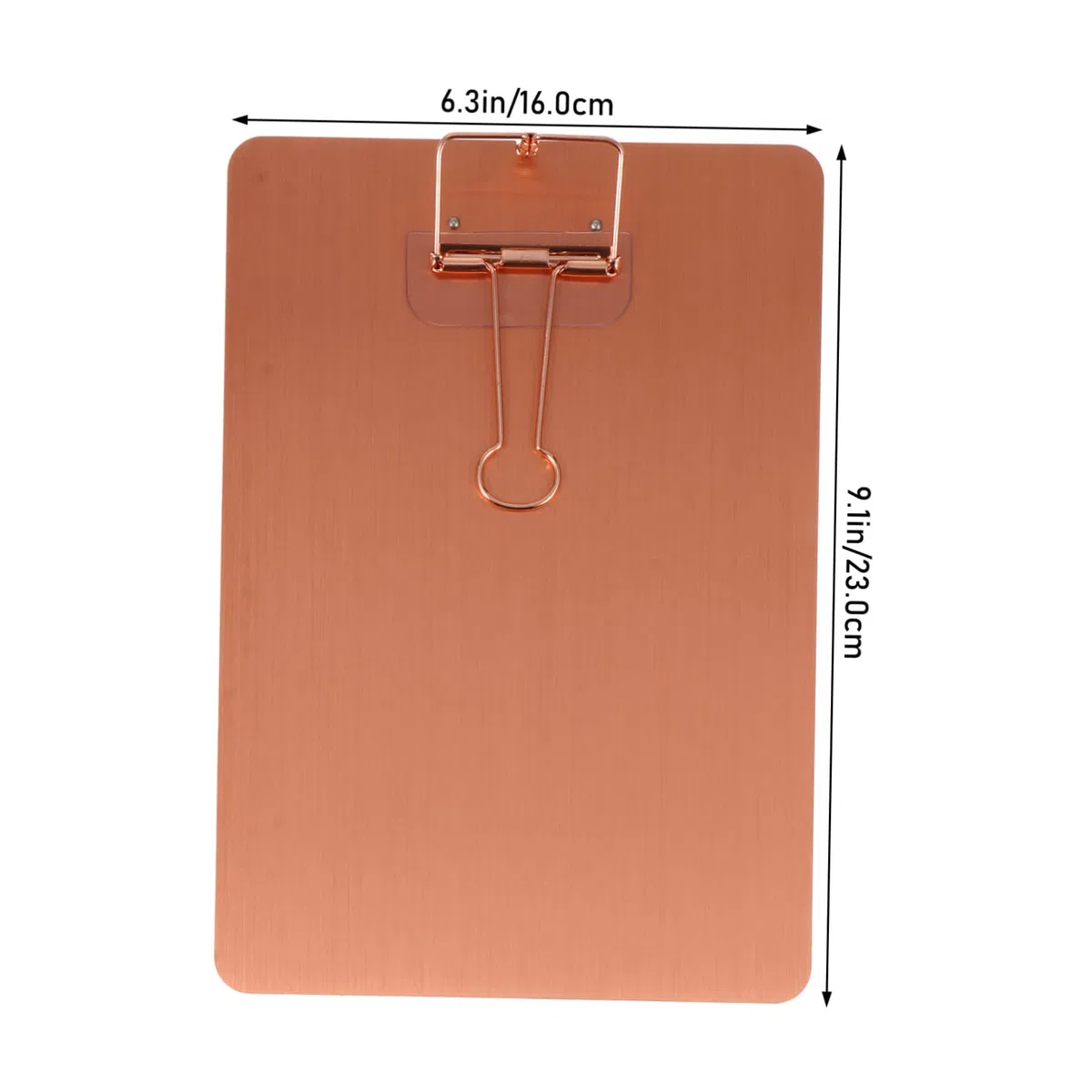 NUOBESTY 10piezas Portapapeles Inoxidable Clip Para Escritura Soporte Para Menús y Para y Escolar