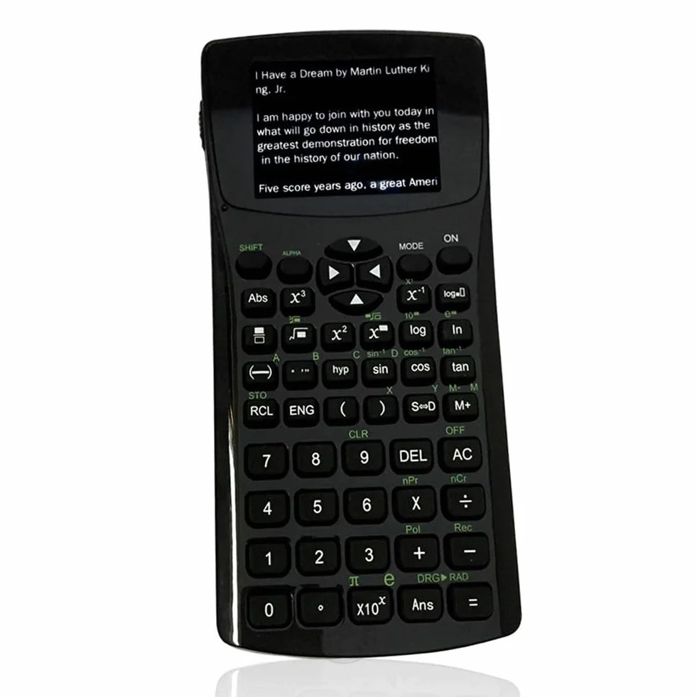 Calculadora Mágica Calculadora de Lectura de Texto Multifuncional con Botón de Emergencia Calculadora de Lectura de Texto Multifunción con Lector de Libros Electrónicos Video