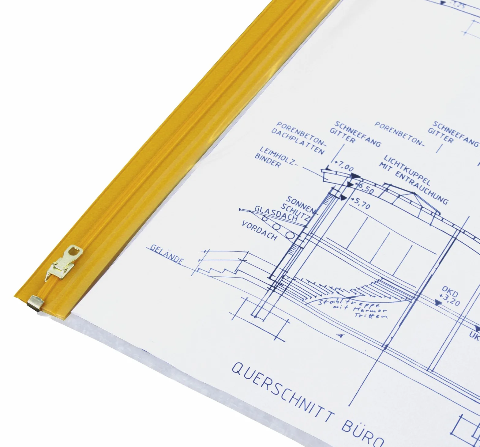 HELE - Funda protectora para planos, producto original, DIN A0, 900 x 1250 mm, 5 unidades