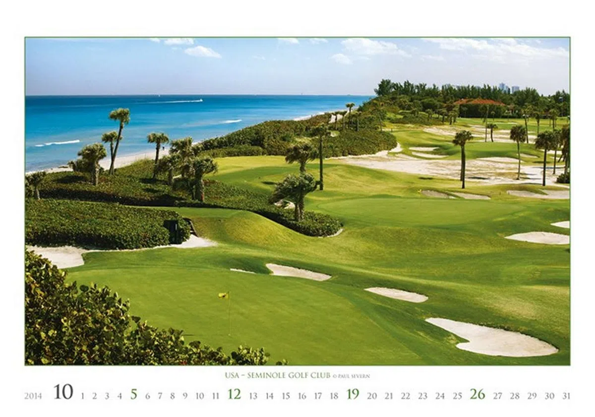 Helma 365 Calendario de pared de golf