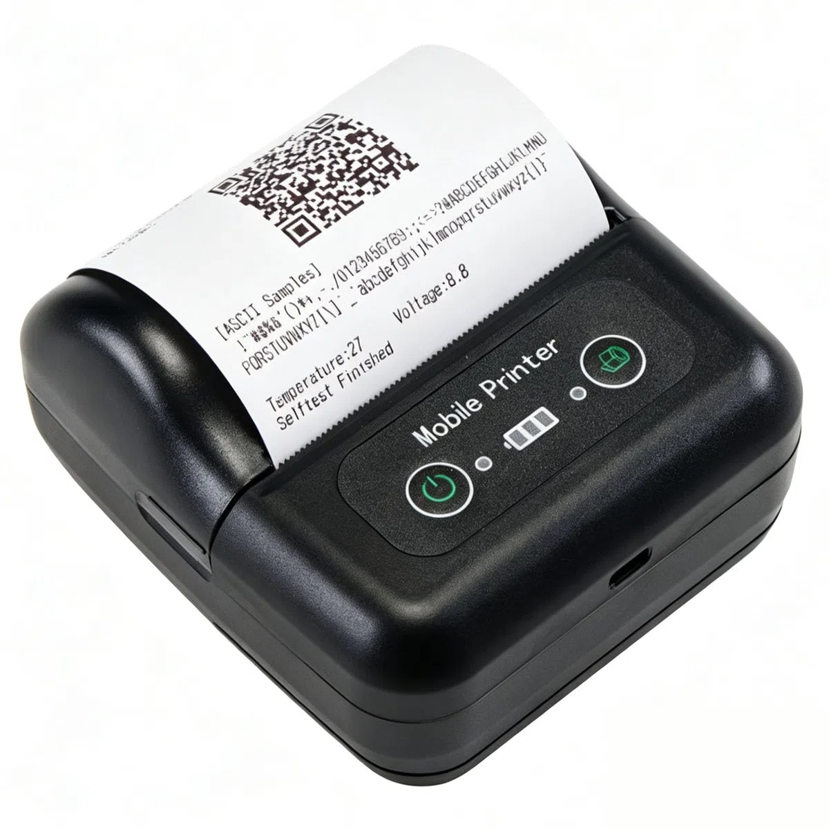 Impresora Térmica Portátil de Recibos, Bluetooth, USB Recargable