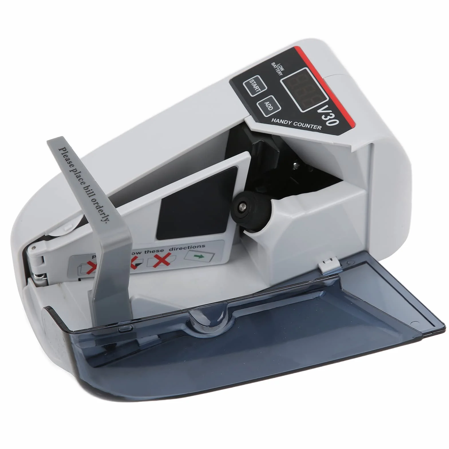 Contador de dinero verificador compacto 7,3 x 2,8 x 4 pulgadas 600/min