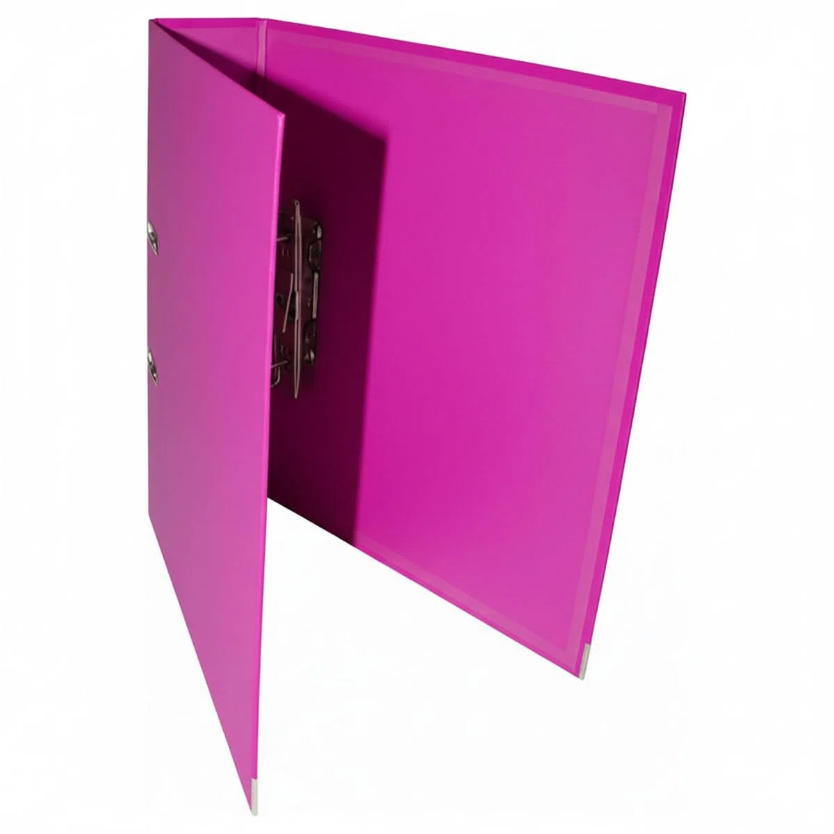 Archivador de palanca A4 con protector, individual, paquete de 4 o 10 unidades, negro, rojo, azul, verde, turquesa, fucsia, archivador de oficina resistente y carpetas escolares (10, fucsia)