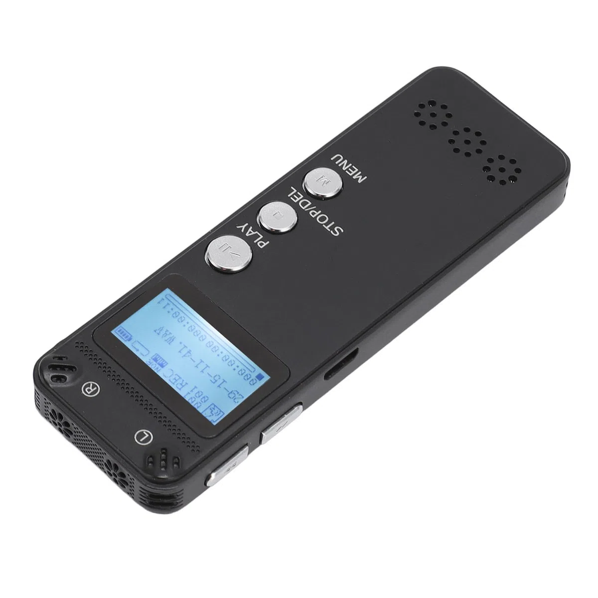 Grabadora de Voz Digital, Grabadora de Voz Reducción de Ruido Reproductor de MP3 Grabación Profesional con un Botón Tiempo de Grabación Continuo Prolongado para Reuniones
