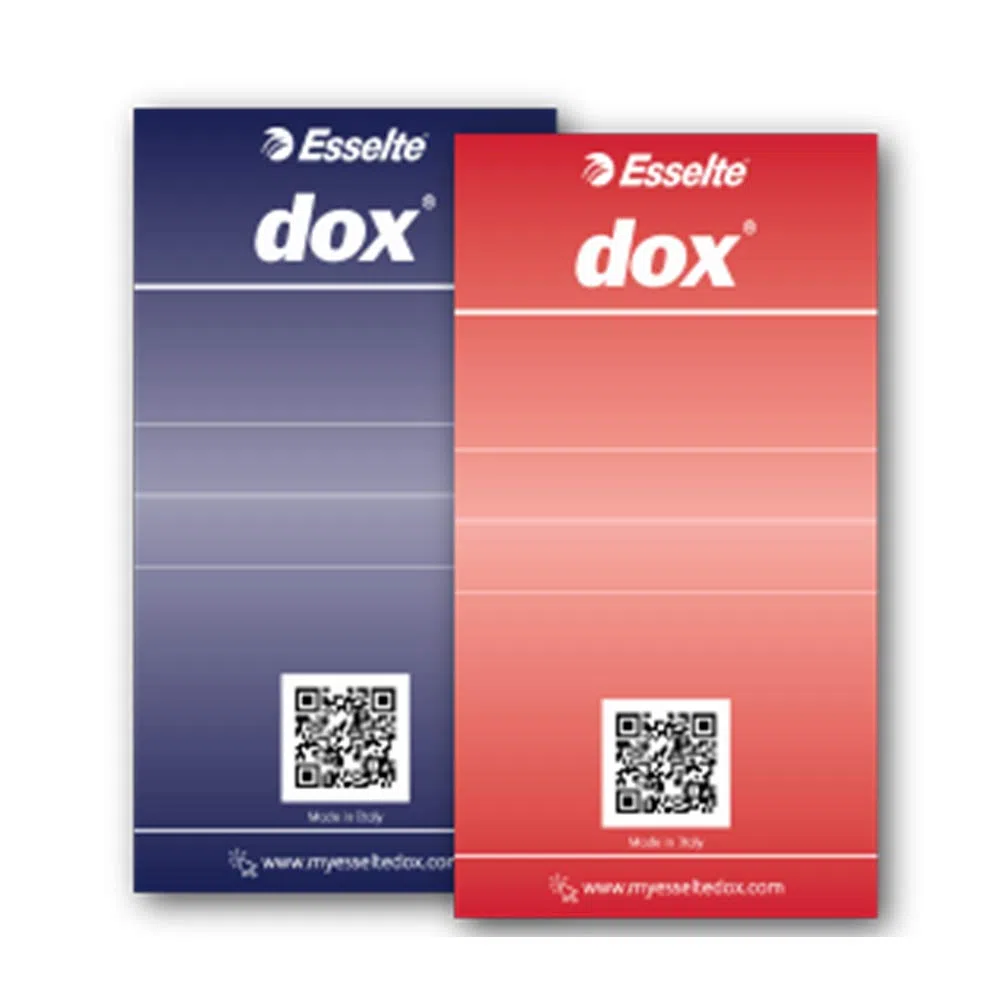 Rexel Esselte Dox 10 - Archivador de anillas con palanca (formato A3), color azul