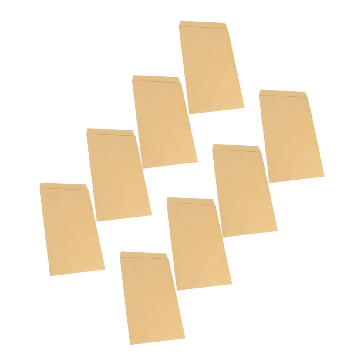 SEWACC 200 Sobres de Papel Kraft en Amarillo Resistentes al Desgarro para Documentos Cartas Postales Diseño Fácil de Usar