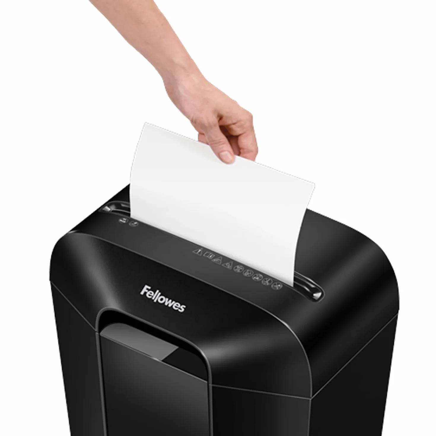 Destructora de Documentos Fellowes lx-45 Capacidad de Corte 8 h Seguridad p4 destruye Grapas Clips y