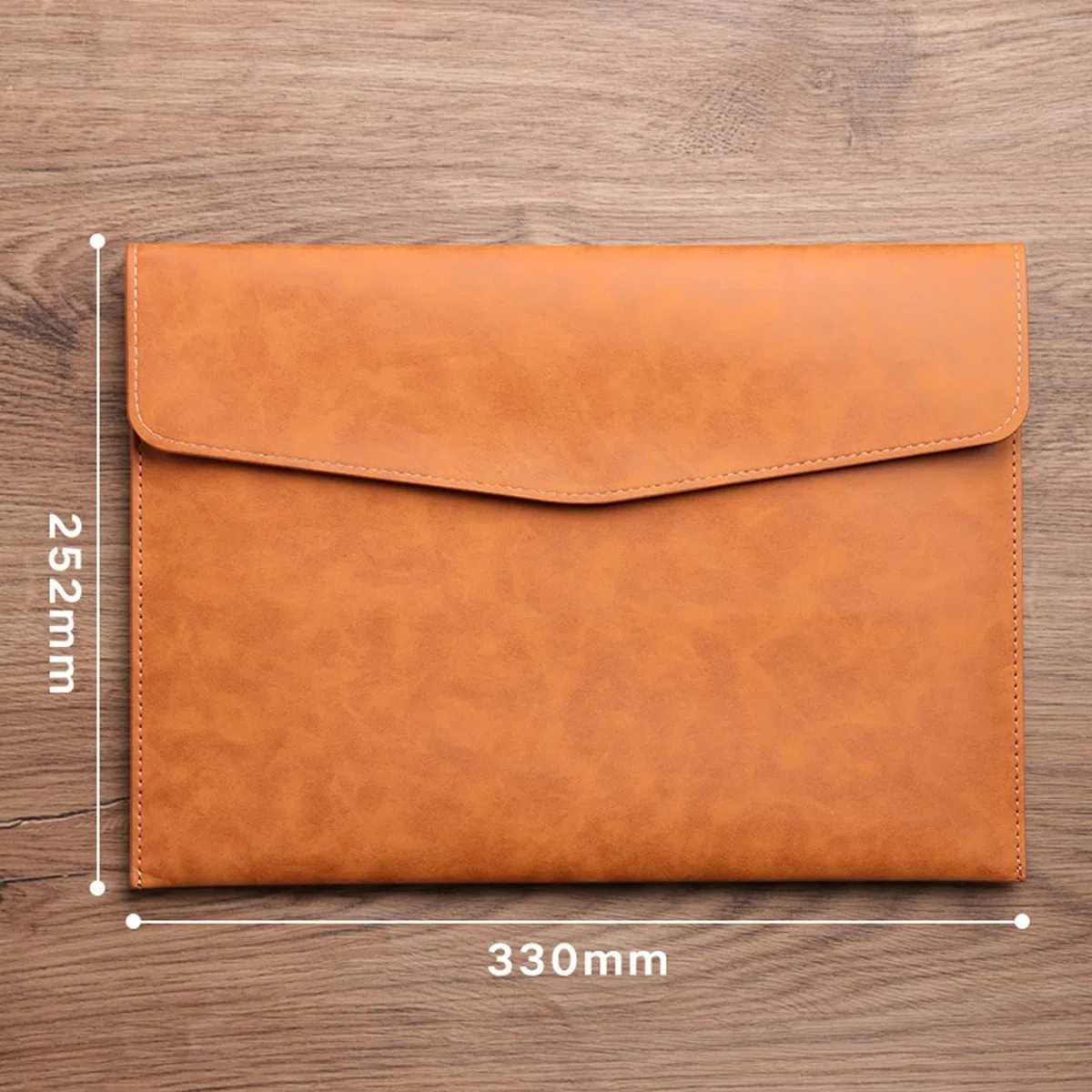 Clasificadores Carpeta de archivos de papel A4, 10 Uds., bolsa de documentos de cuero, botón de presión grueso, organizador de facturas de contrato, carpeta de gran capacidad Premium Carpeta acordeón(