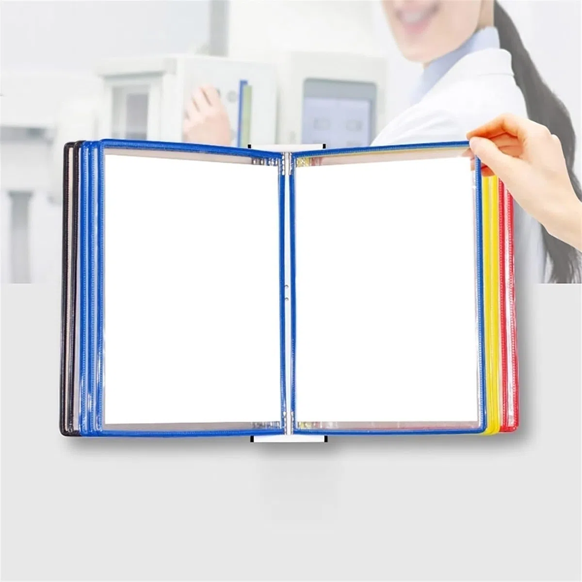 Porta documentos de pared A4 Multicolor(Black)
