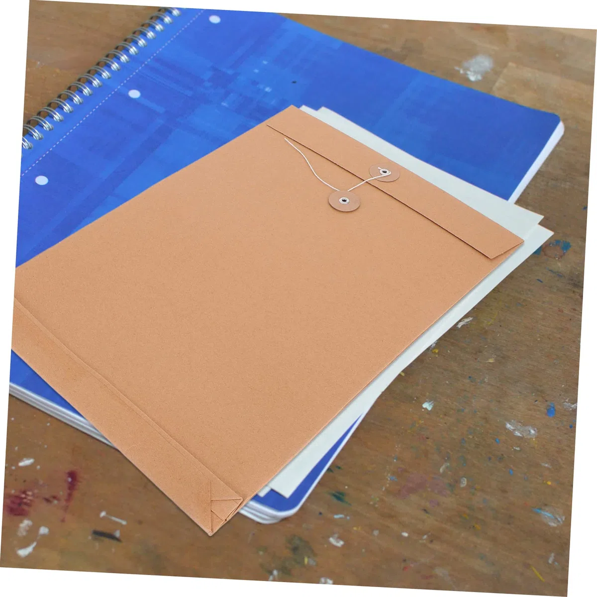 Homoyoyo 25piezas Cartera de Papel Kraft Carpeta Portadocumentos Organizador de Documentos Carta para Papelería de Oficina Unidades de Portafolios de Papel