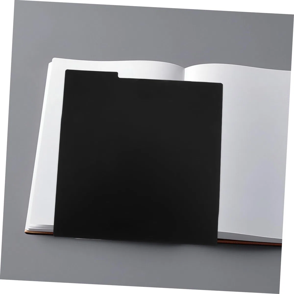 15 Separadores de Discos de Vinilo de Plástico PP Negro Reutilizables y Resistentes para Organizar Libros y DVDs en Hogares y Bibliotecas