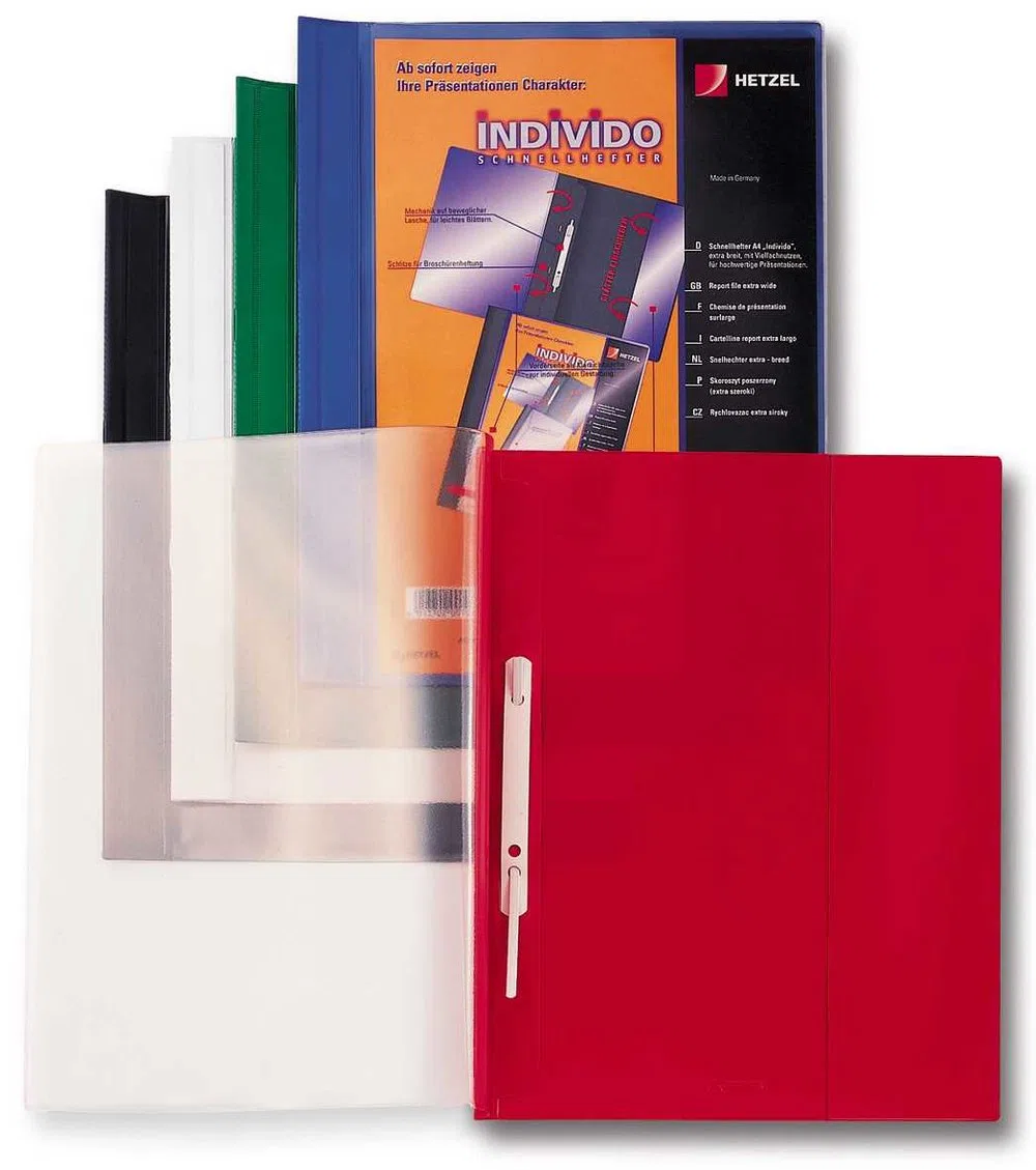 Rexel Hetzel 18655291 Individo - Carpeta (extra ancha, A4, fundas blandas), color negro