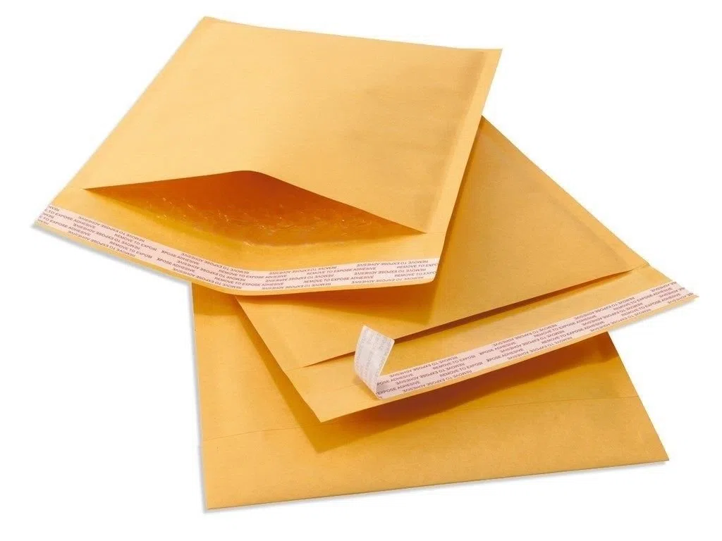 Supply Air Sobres acolchados de burbujas de papel kraft de 10.5 x 16 pulgadas, tiras autoadhesivas, paquete de 100 unidades para envío por correo