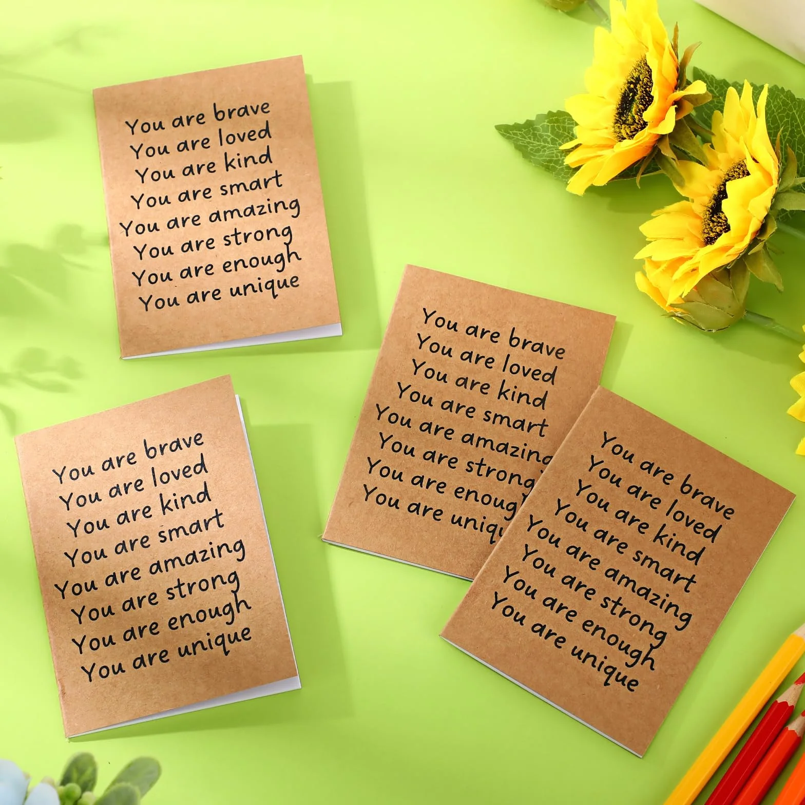 Spakon 96 cuadernos inspiradores para el regreso a clases, pequeños diarios de bolsillo, mini bloc de notas motivacionales, regalos de bienvenida para el primer día de clases para estudiantes del