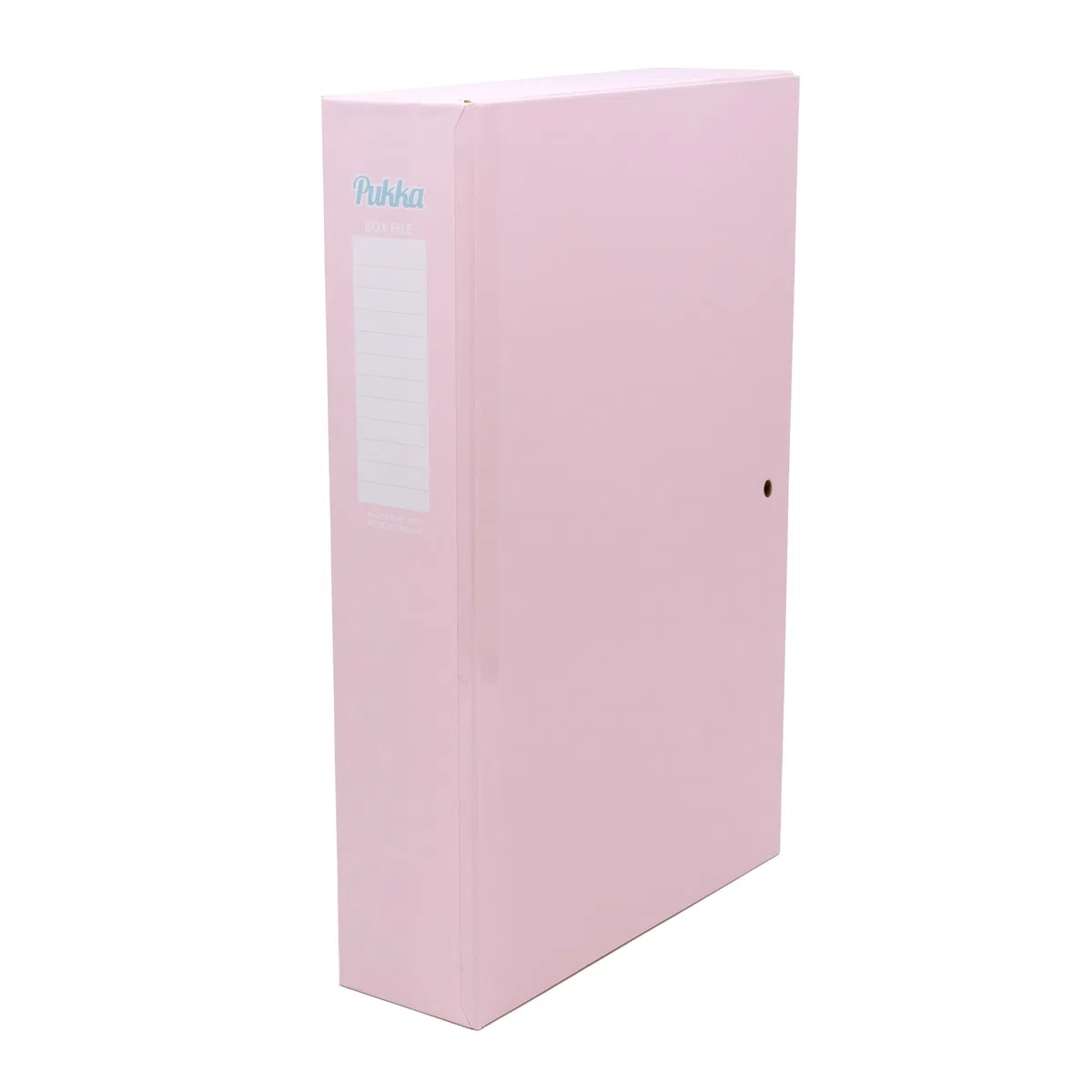 Pukka Pad Cajas de archivo de papel pastel - Paquete de 4 cajas de archivo con clip de resorte interno, cierre de presión para almacenamiento de documentos de alta capacidad, capacidad de 70 mm, se