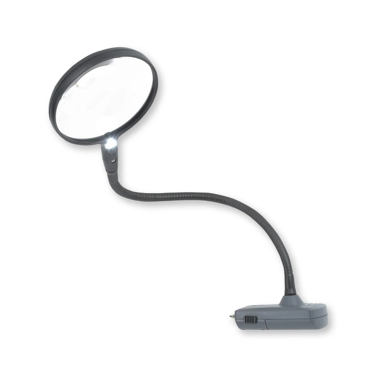Carson MagniFlex 2X, Lupa asférica de sobremesa Manos Libres, con Lente puntual 3,5X, Soporte de sobremesa y Cuello Flexible Totalmente Ajustable para aficiones, Costura y Lectura (CL-65EU)