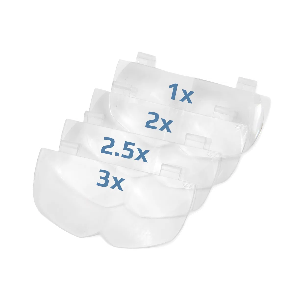 Carson MagniVisor Deluxe Lupa para la Cabeza con LED y 4 Lentes, 1.5x 2x 2.5x 3x