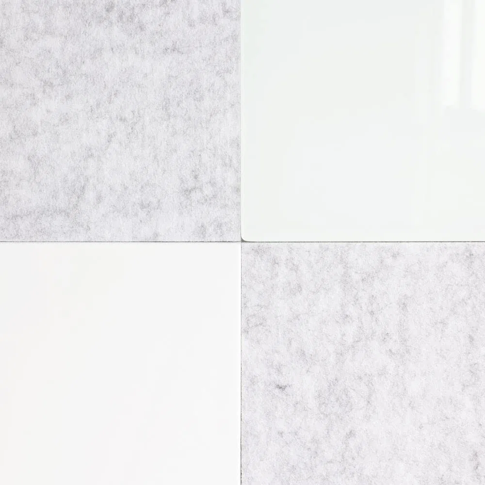 IVOL Design Glasboard Premium 100 x 150 cm Blanco, Pizarra blanca magnética y pizarra de cristal, pared magnética con montaje, pizarra magnética de cristal sin marco grande y pared magnética grande