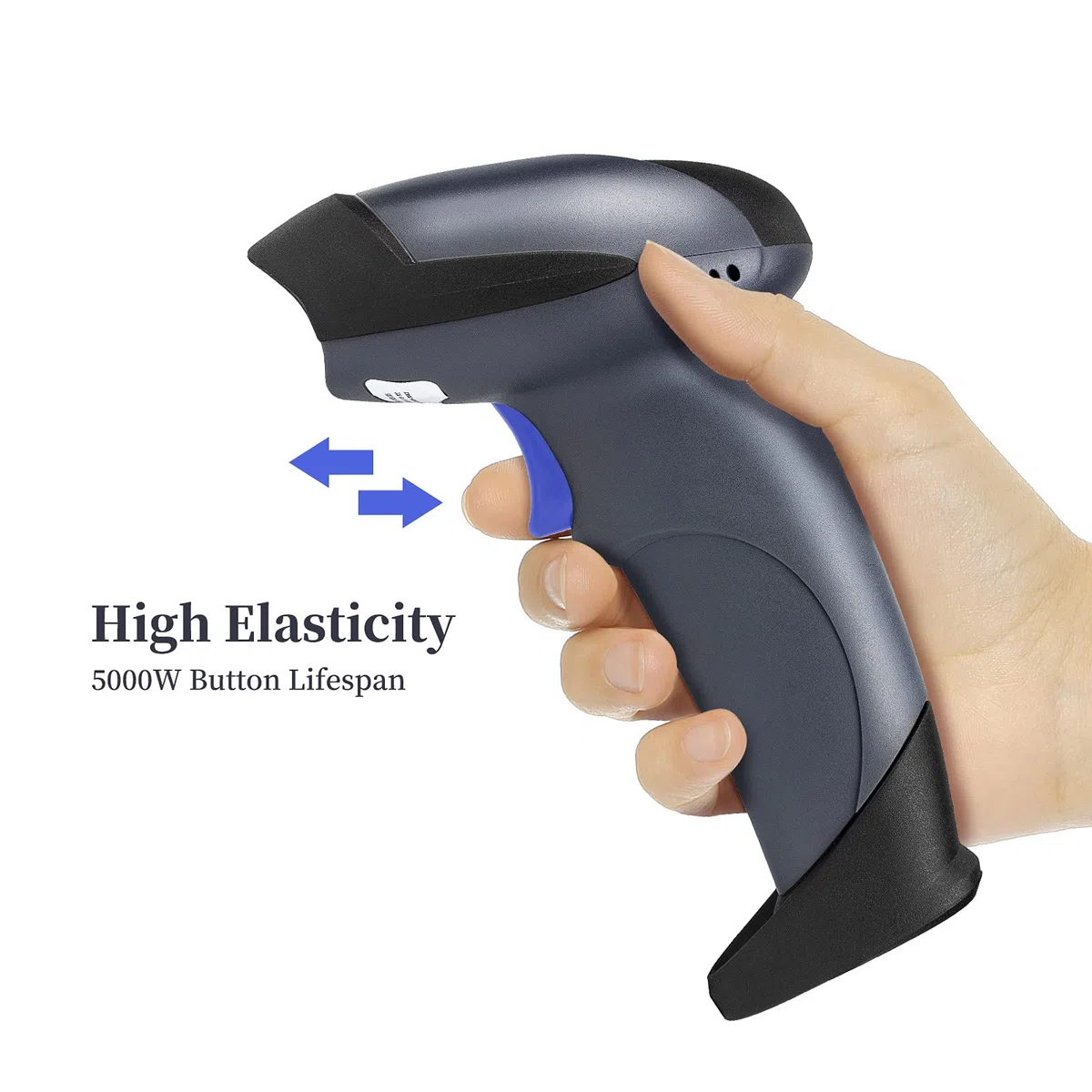 NETUM Escáner de código de barras 2D con soporte USB 2.0 con cable QR Code Imager lector automático de código de barras pistola escáner de mano con cable USB para portátiles, computadoras, cajero, POS