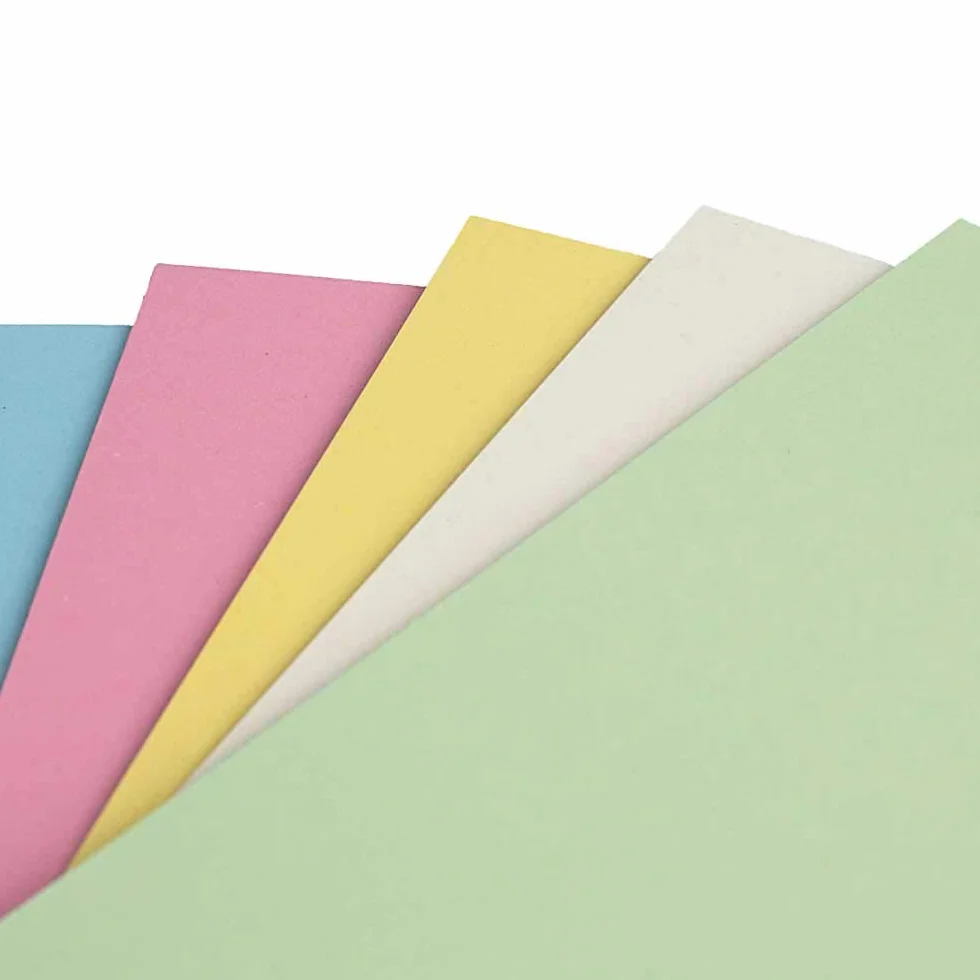 House of Card & Paper A2 220 gsm tarjeta de color pastel – Surtidos (paquete de 50 hojas)