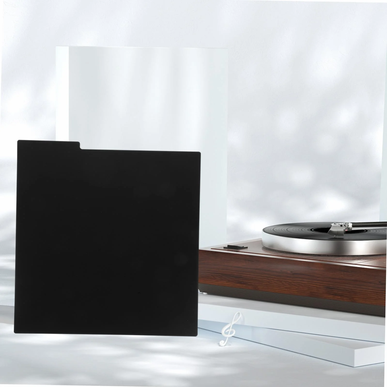 Divisores De Vinilo Reutilizables 8 Piezas Separadores Plástico Negro Resistente Al Agua Superficie Escribible