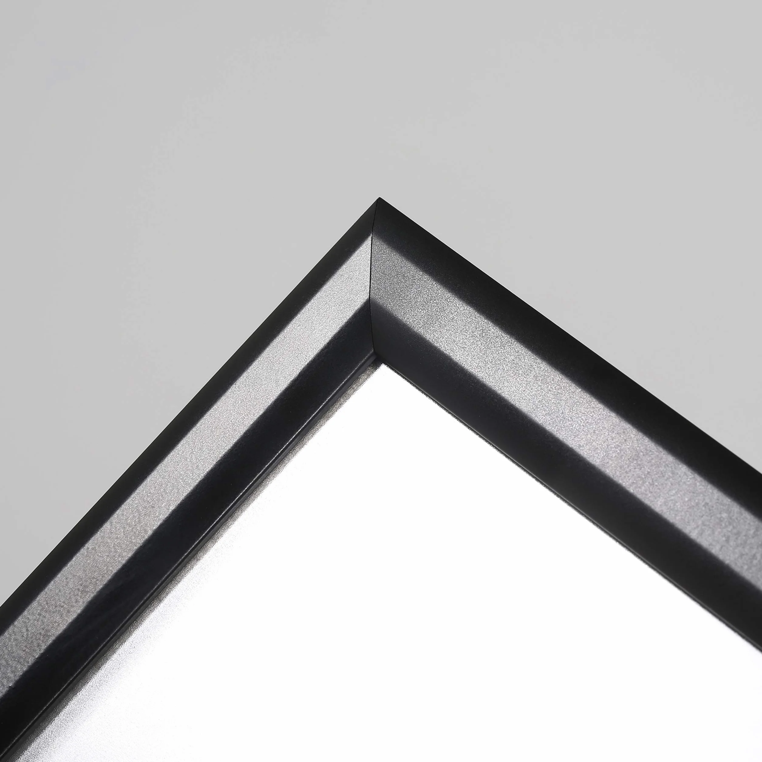 Soporte ajustable para carteles de doble cara, de aluminio, placa de acero pesada, uso vertical y horizontal con marco, color Negro DIN A4