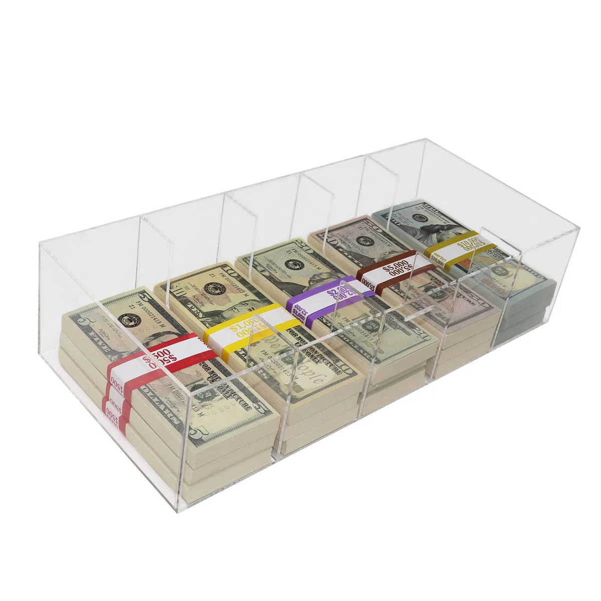 Bandeja para monedas, acrílico