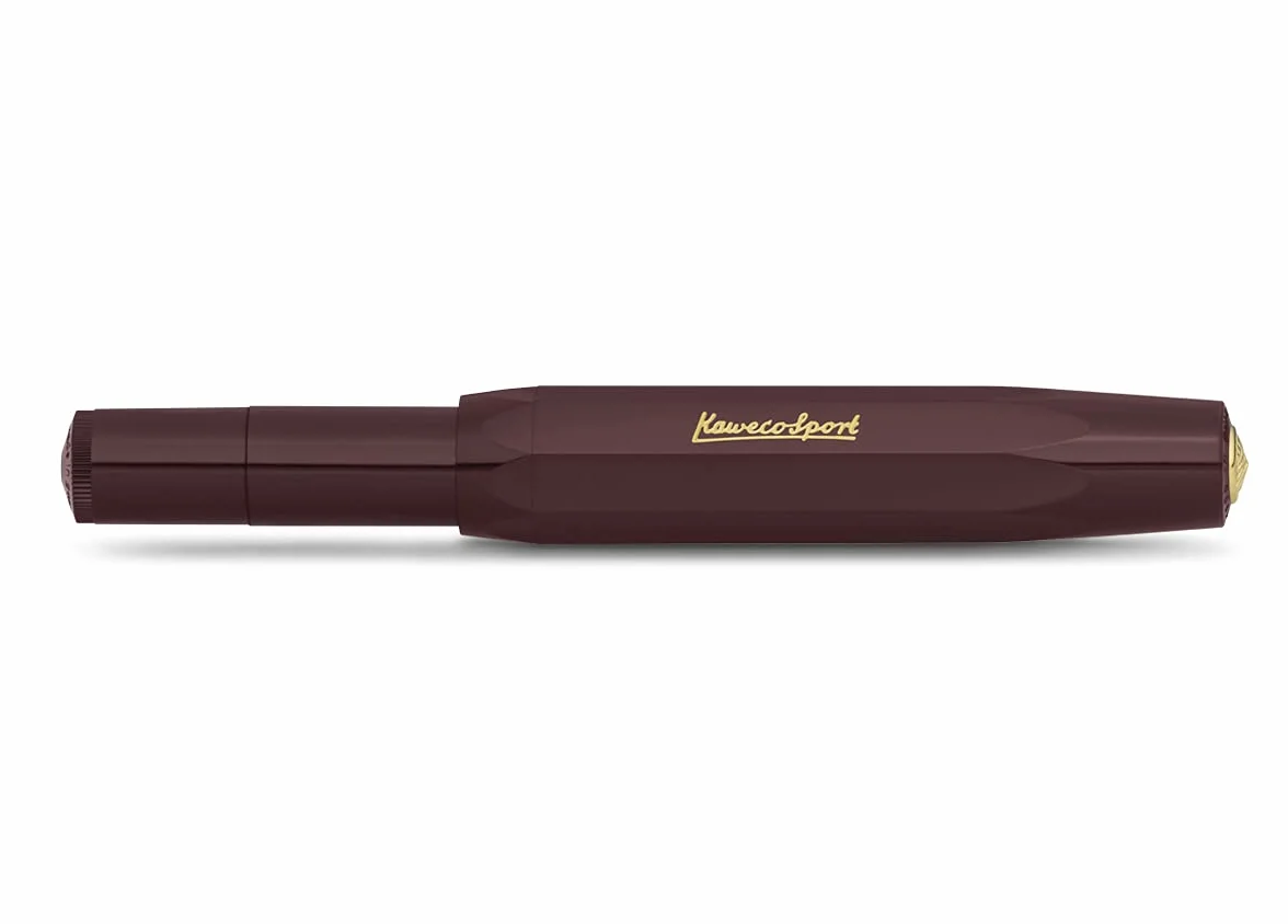 Kaweco Classic Sport - Pluma estilogr?fica (M, 0, 9 mm), color burdeos
