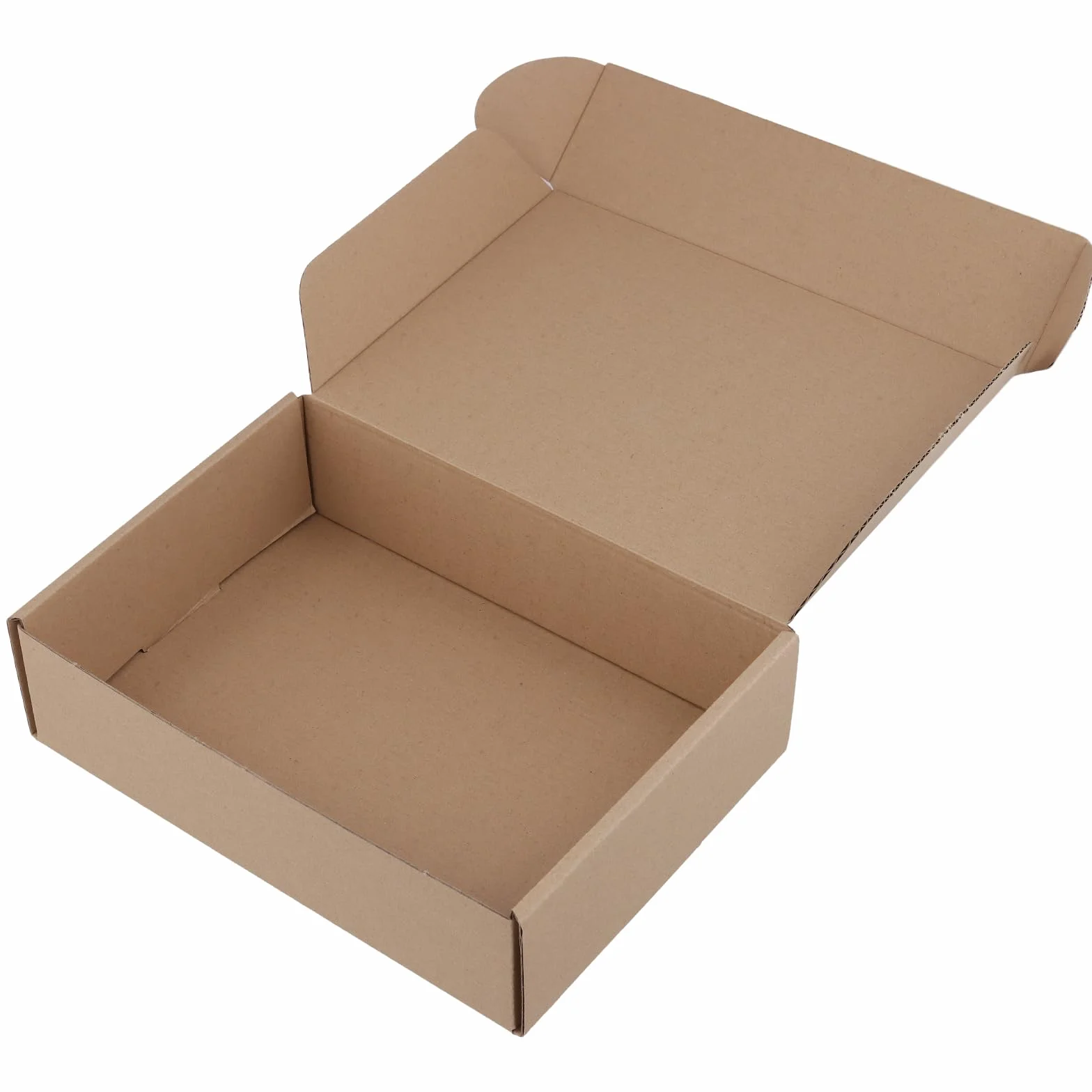 SINJEUN 30 cajas de cartón plegables de cartón para envío, 230 x 160 x 60 mm, color marrón