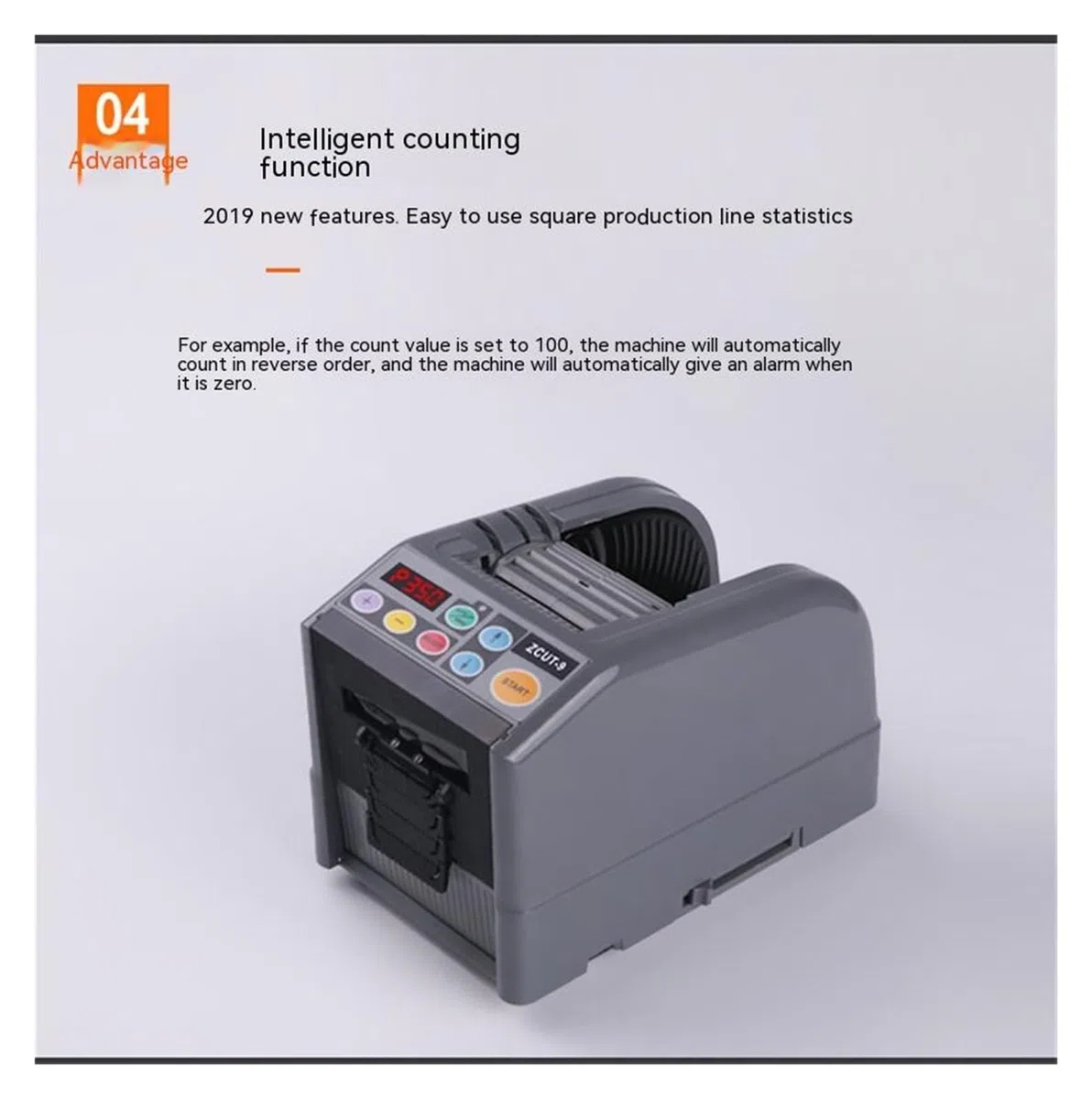Dispensador Celo Automatico, Dispensador automático de cinta eléctrica, cortador de adhesivo, máquina cortadora de cinta eléctrica de papel adhesivo transparente,para envíos, escuelas, hogares