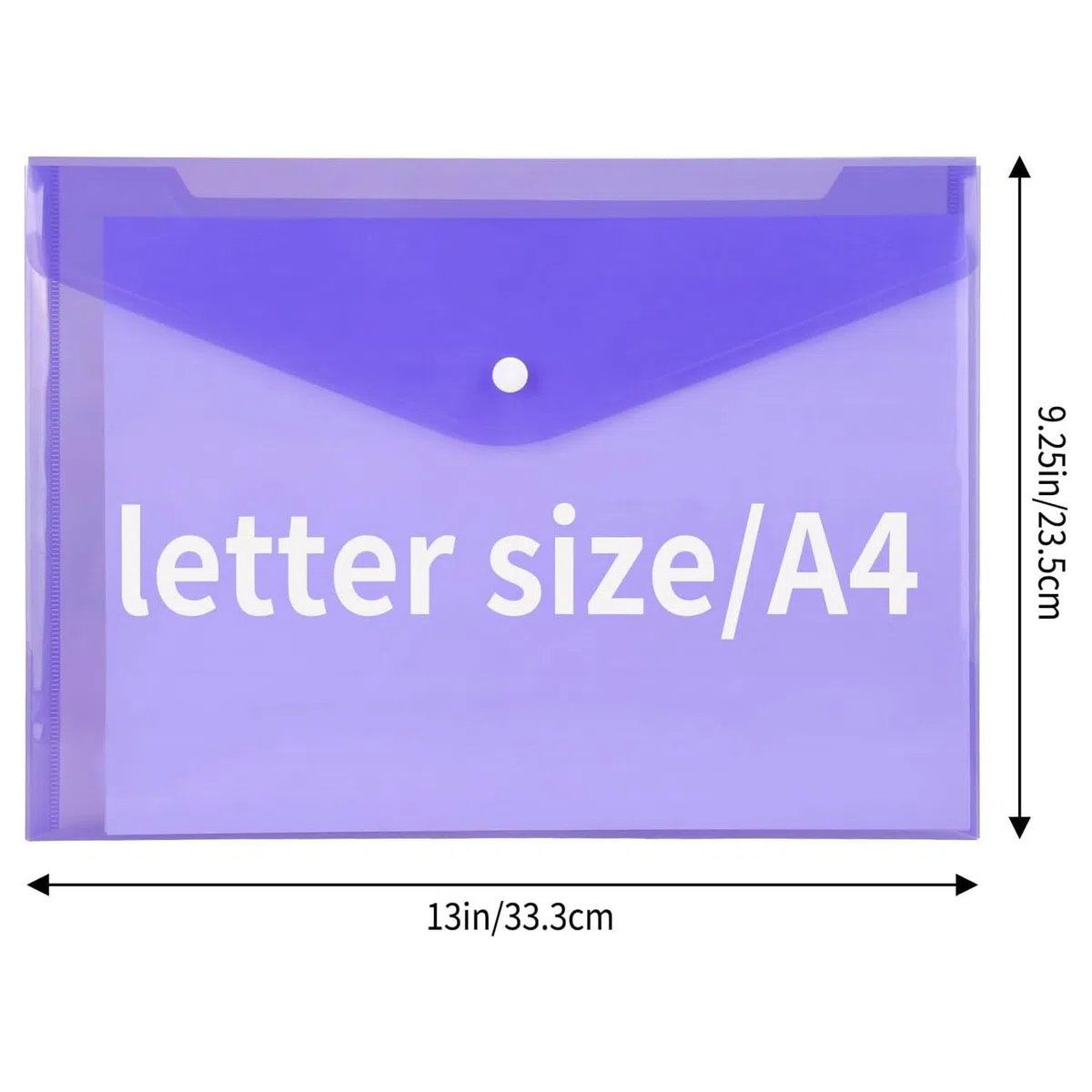36 Piezas Bolsillos Para Documentos, Carpeta para Documentos Plástico, Bolsillos Para Documentos Transparentes, Carpeta Colorida, para Escuela, Oficina, Hogar y Viajes (A4)