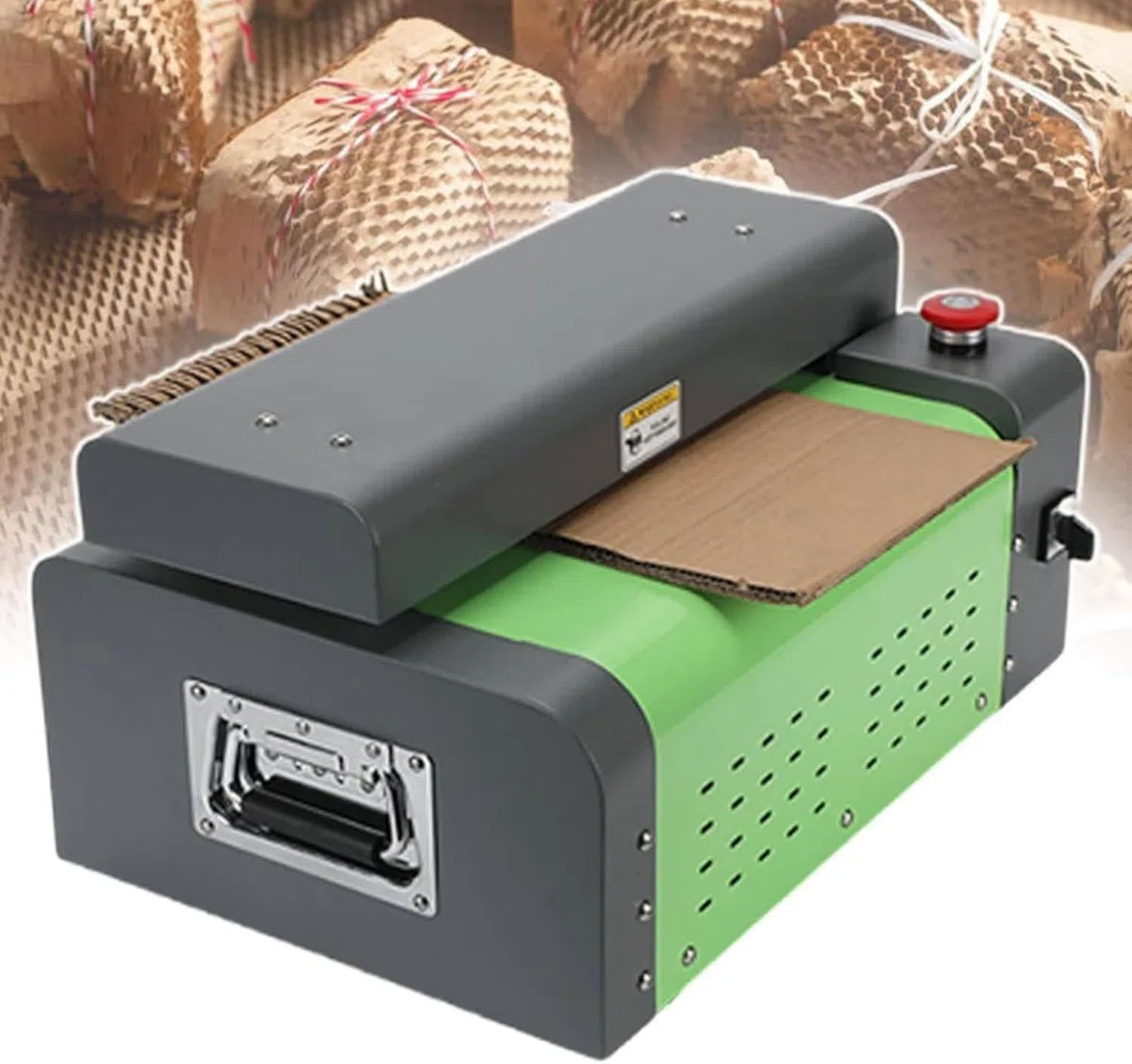 Máquina trituradora de cartón, máquina de corte de cartón para papel usado, corte de cojín de papel corrugado, trituración eficiente para eliminación de material de embalaje