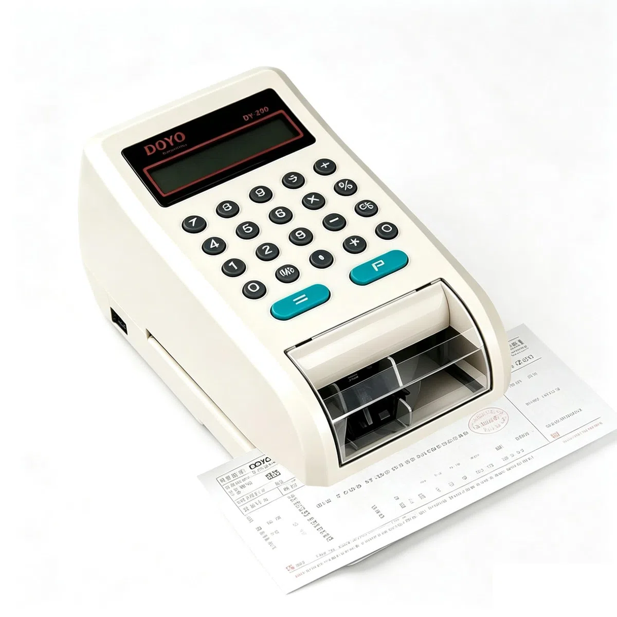 Impresora de cheques eléctrica, Impresora de monto con Letras en Relieve