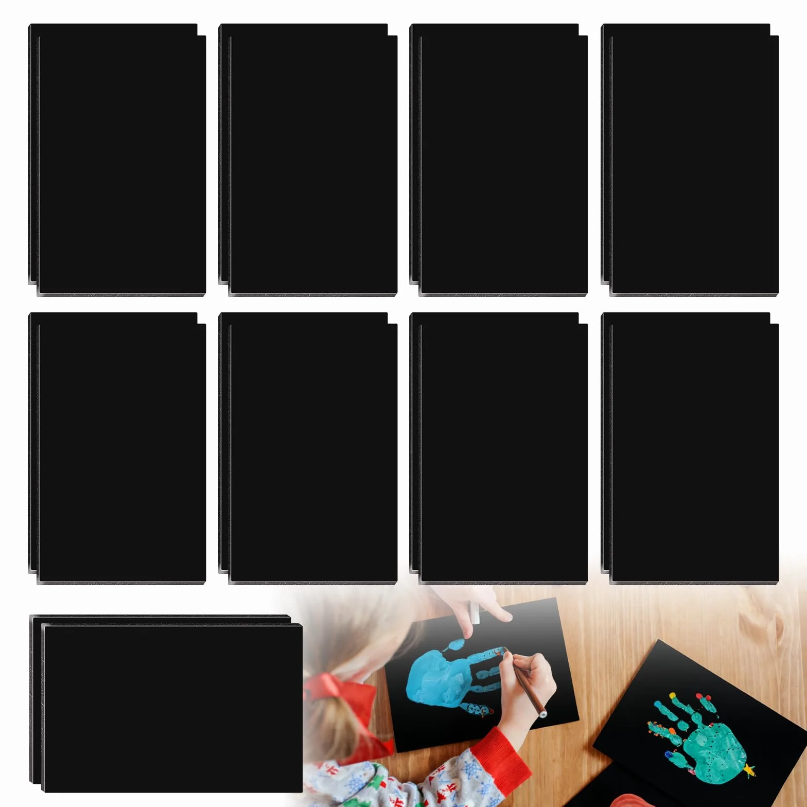 BAIFULAI 18 placas de espuma A3 negras, 420 x 297 x 5 mm, placas de espuma, grosor de 5 mm, placas de espuma para espuma EVA, para proyectos de bricolaje